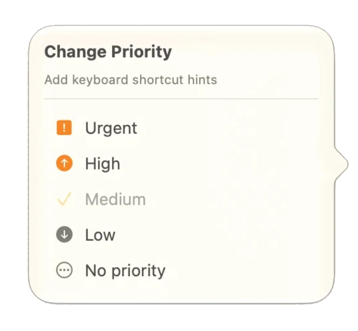 Dayline Linear priority picker